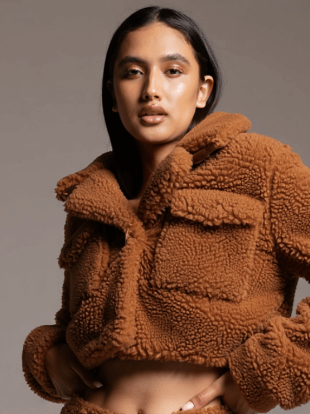 Look com Casaco Teddy Curto