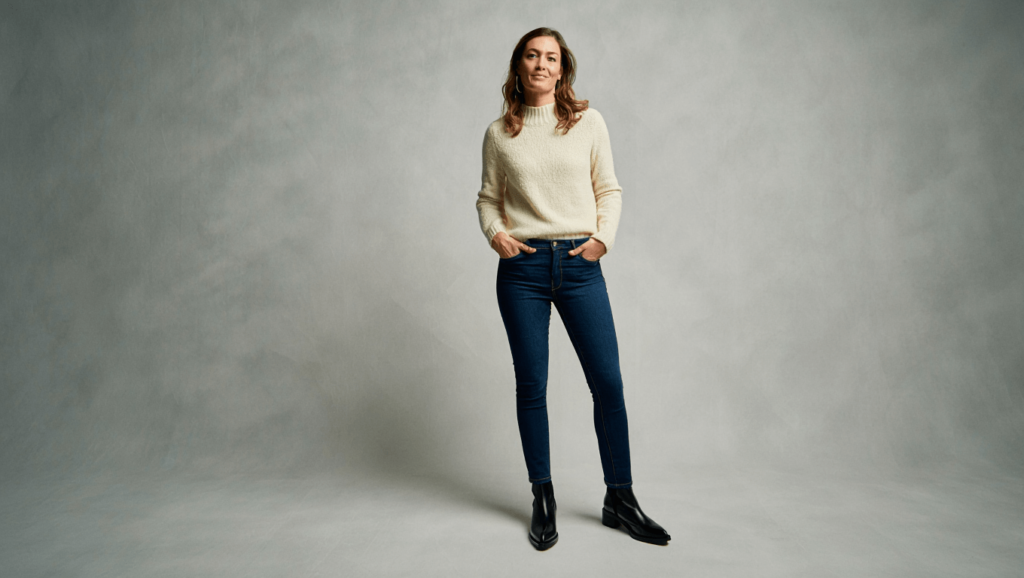 Looks com Blusa de Tricot Gola Alta