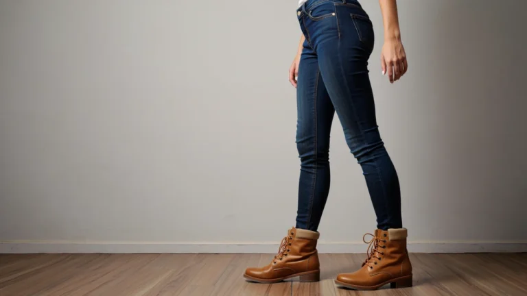 Look com bota marrom cano curto