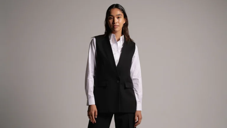 Look com Colete Alfaiataria Preto