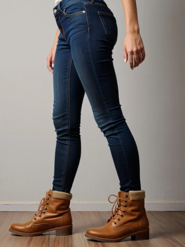 Look com bota marrom cano curto