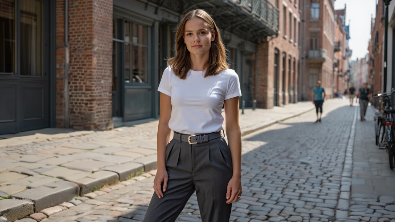 calça alfaiataria street style