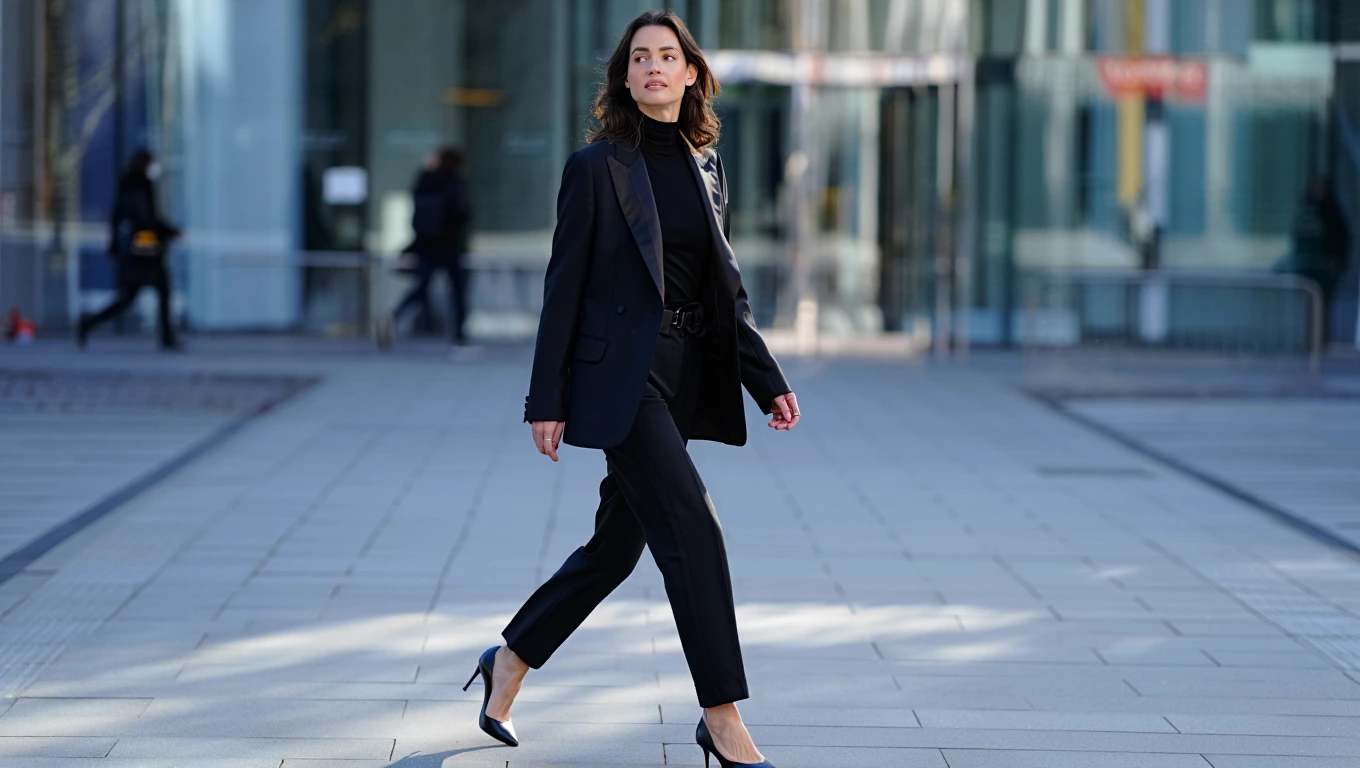 Look All Black Feminino