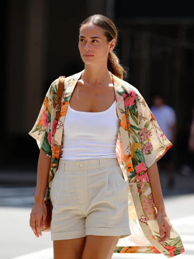 Looks com Kimono Estampado