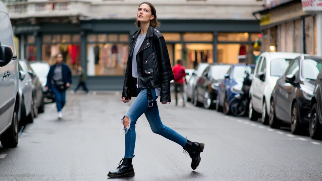 Jaquetas de couro outono