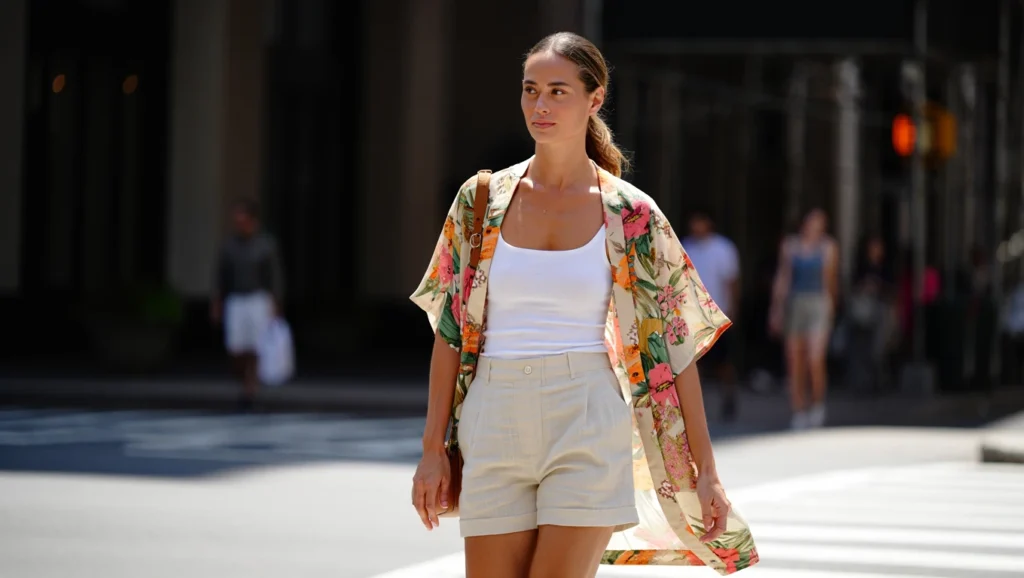 Looks com Kimono Estampado