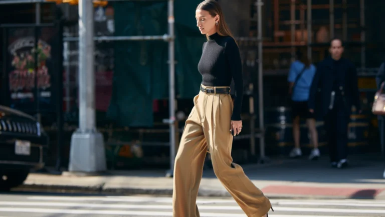 calça pantalona de alfaiataria