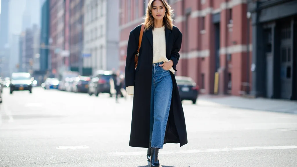 Looks com Sobretudo Preto Feminino