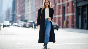 Looks com Sobretudo Preto Feminino
