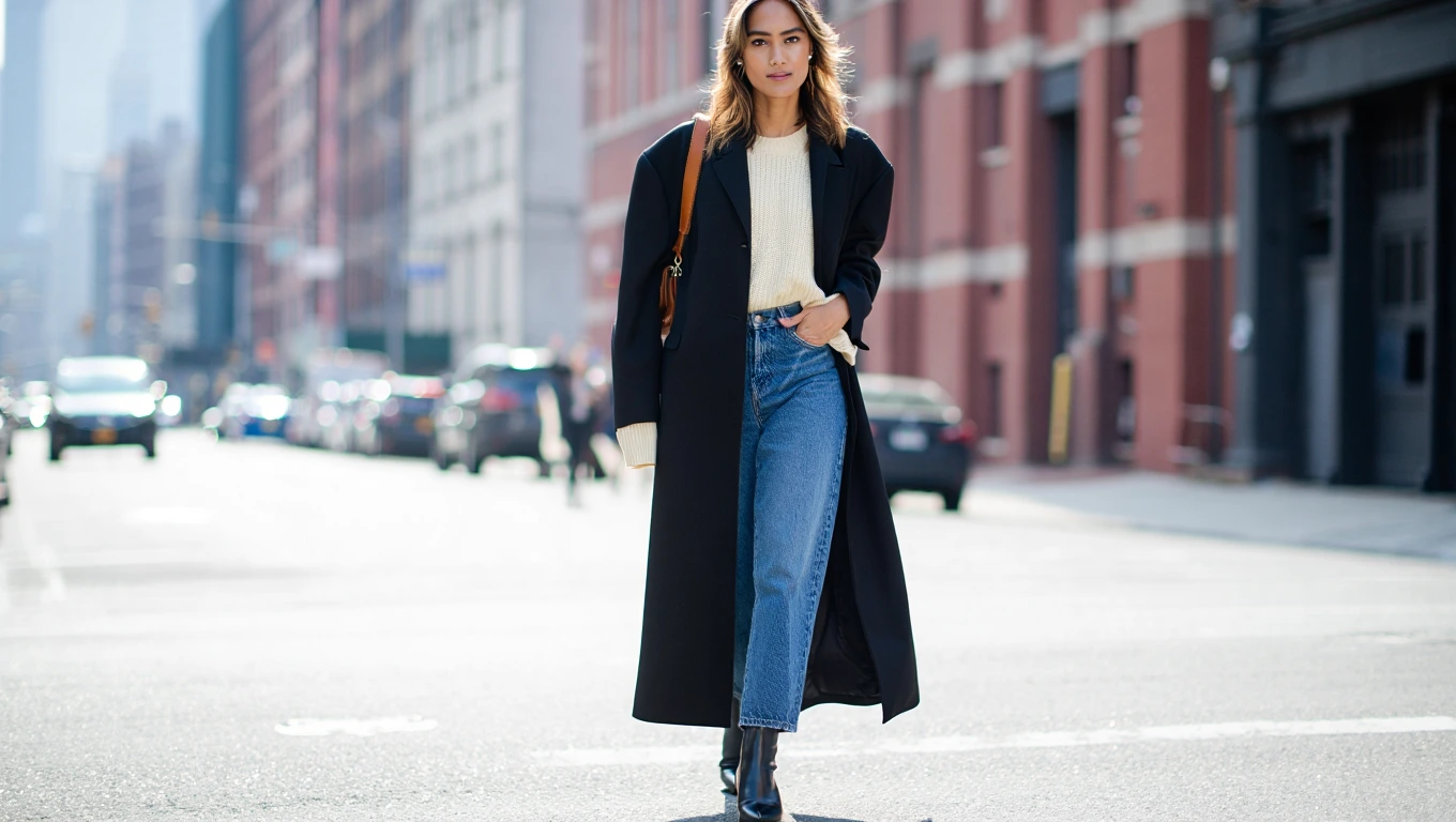 Looks com Sobretudo Preto Feminino