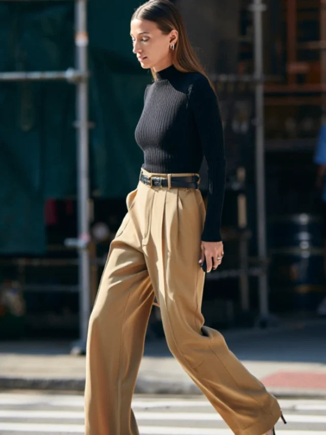 calça pantalona de alfaiataria