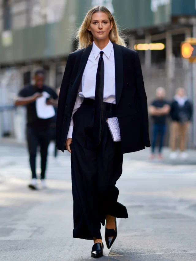 looks com gravata feminina