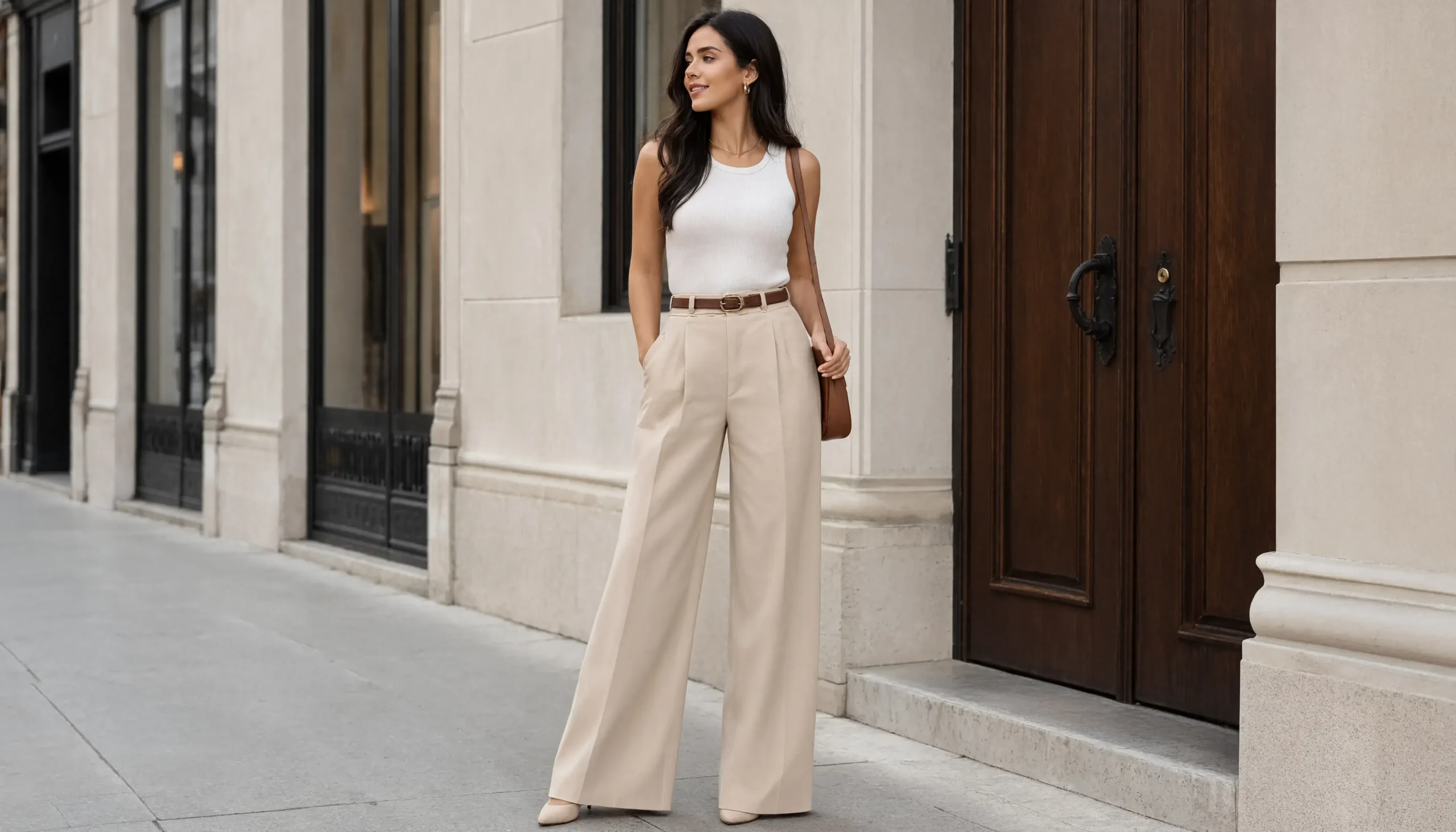 como usar calça wide leg